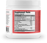 TransformHQ Energy & Focus Powder: vaso con bebida Fruta Punch lista para enfoque sostenido.