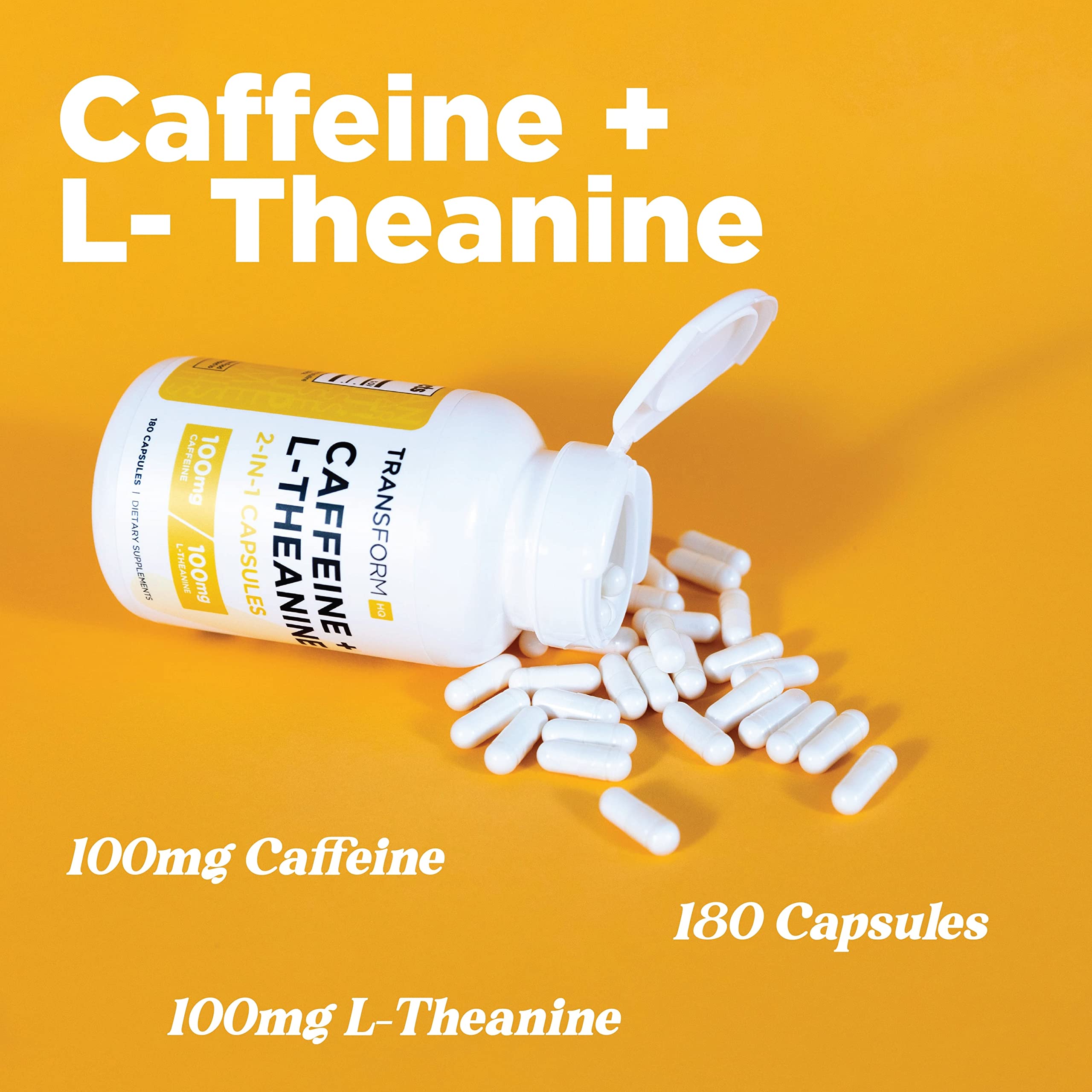TransformHQ envase sin gluten y sin OGM para tranquilidad.
