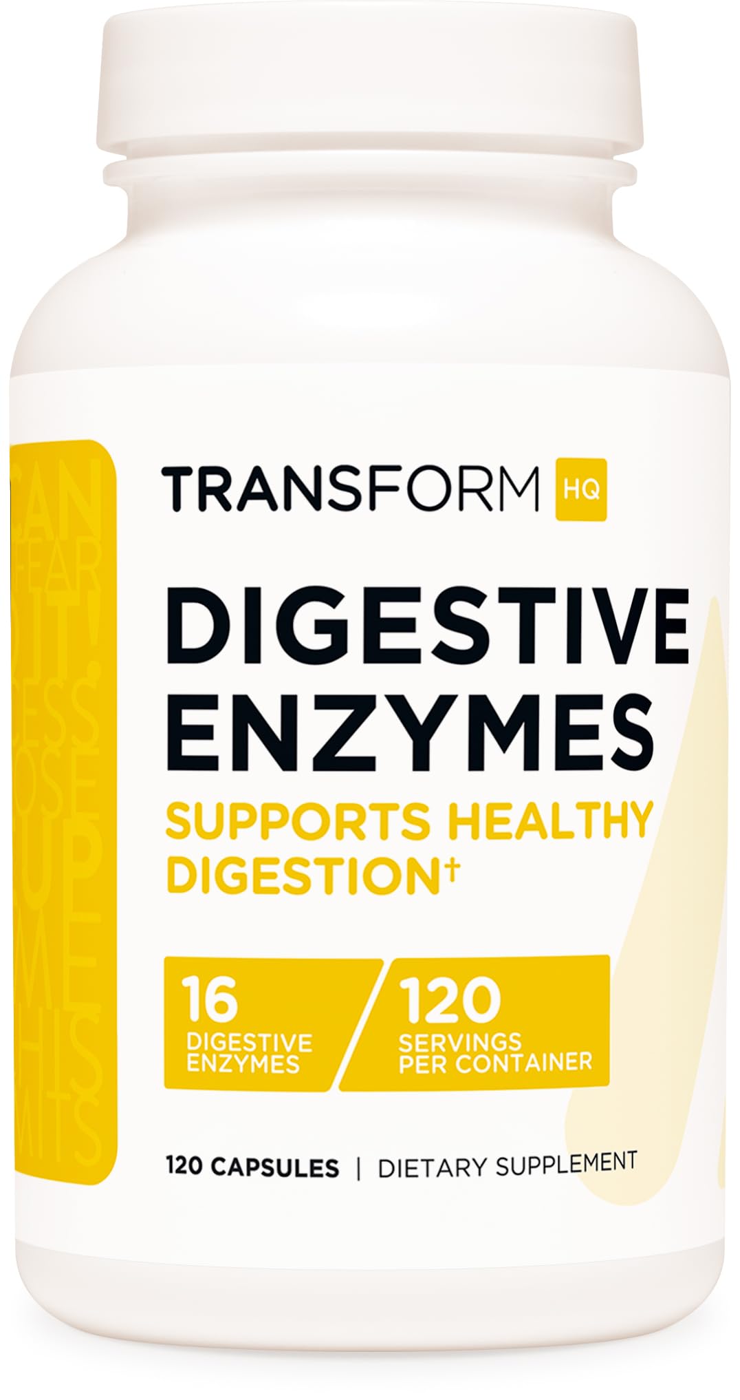 TransformHQ Enzimas Digestivas: cápsulas para apoyar la digestión diaria.