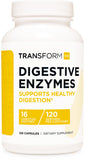 TransformHQ Enzimas Digestivas: cápsulas para apoyar la digestión diaria.