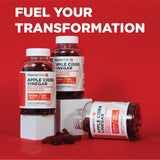 TransformHQ gominolas de vinagre de manzana en mano para uso diario sin medir.