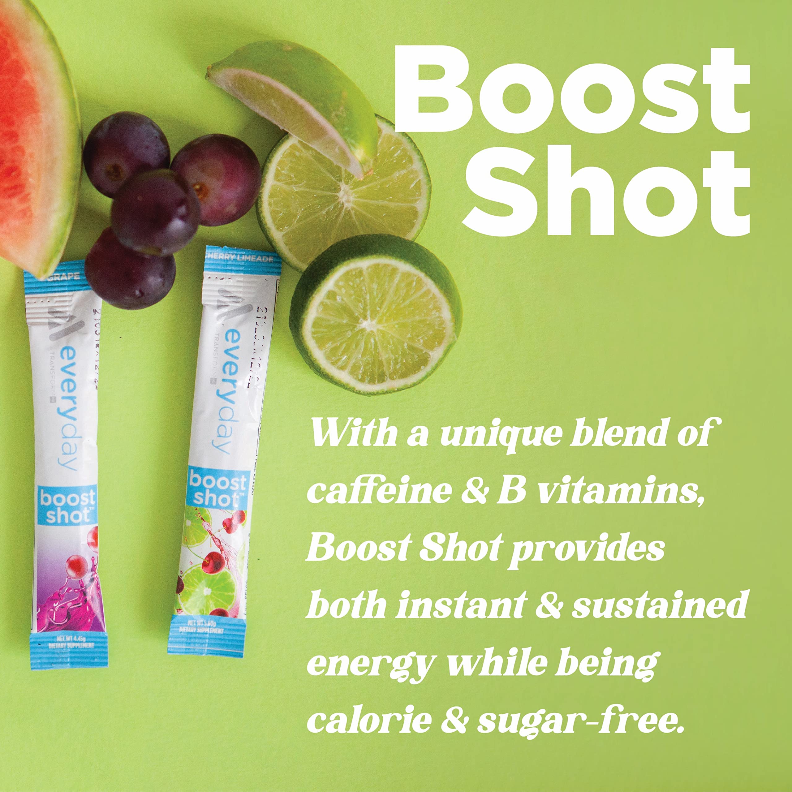 TransformHQ Boost Shot, cafeína para enfoque mental