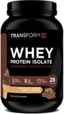 TransformHQ proteina aislada cono chocolate banado, sabor indulgente para entrenar