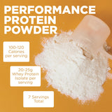 TransformHQ proteina aislada de suero chocolate, caja de 7 porciones para conveniencia