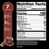 TransformHQ proteina aislada de suero chocolate, cucharita medida, dosificacion facil