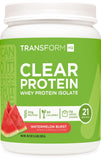 TransformHQ proteína clara sandía-estallido en vaso, recarga rápida y refrescante.
