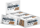 Envase de Transparent Labs Protein+ Bars para snack práctico diario.