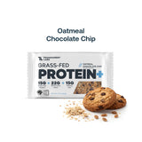 Etiqueta Protein+ Bars indica 15–16 g de proteína por porción.