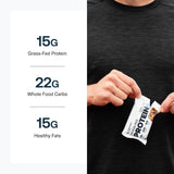 Barrita Protein+ Bars lista para llevar a entrenamientos.