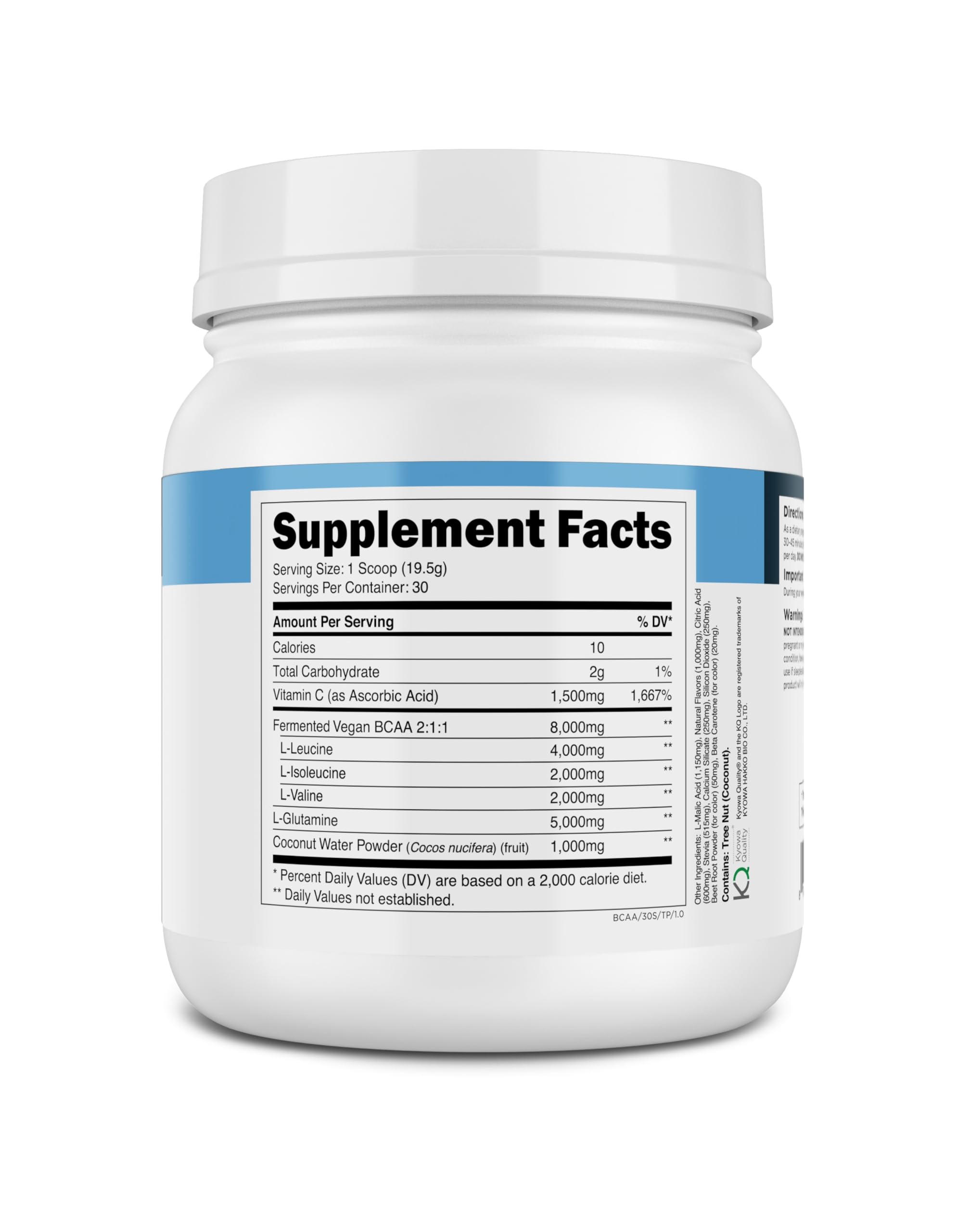 Uso versátil de Transparent Labs BCAA Glutamine antes, durante y después del entrenamiento