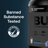Transparent Labs Bulk Black Preentrenamiento, cuchara medidora para dosis precisas.