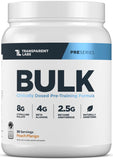 Envase de Transparent Labs Bulk Pre-Entrenamiento para entrenamientos intensos