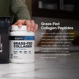 Transparent Labs Collagen Peptides cucharita medidora facilita porción de 22 g