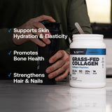Transparent Labs Collagen Peptides porciones 22 g para dosis concentrada