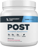 Transparent Labs Post favorece la recuperación muscular tras entreno intenso.