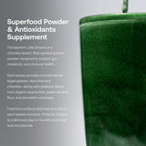 Espirulina y clorella en Transparent Labs Prebiotic Greens