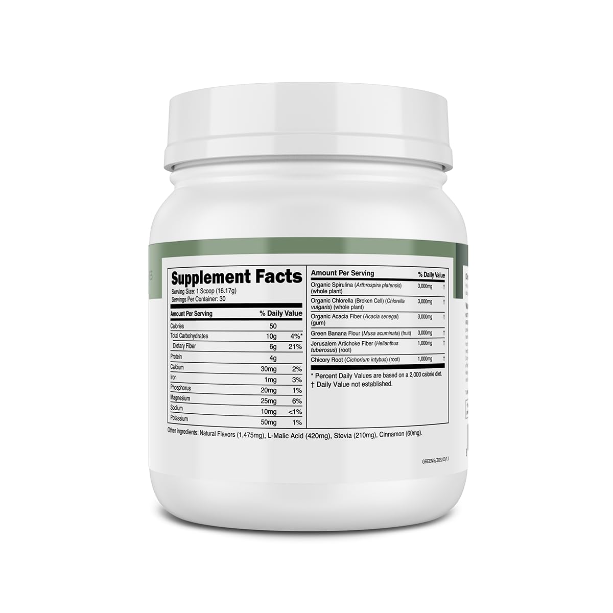 Mezcla rápida con Transparent Labs Prebiotic Greens para un hábito saludable