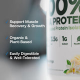Transparent Labs proteina de guisante, etiqueta orgánica, chocolate natural.