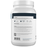 Transparent Labs whey isolate back-of-label view with allergen info