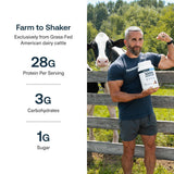 Transparent Labs whey isolate ingredients card with clean labeling
