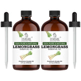 TRATAK ORGANICS Aceite Esencial Hierba Limón, botella con gotero para uso aromático diario.