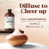 TRATAK ORGANICS Humidificador con aceite esencial para mejorar el ambiente.