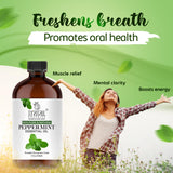 TRATAK ORGANICS Menta Piperita en difusor para aromaterapia en casa.