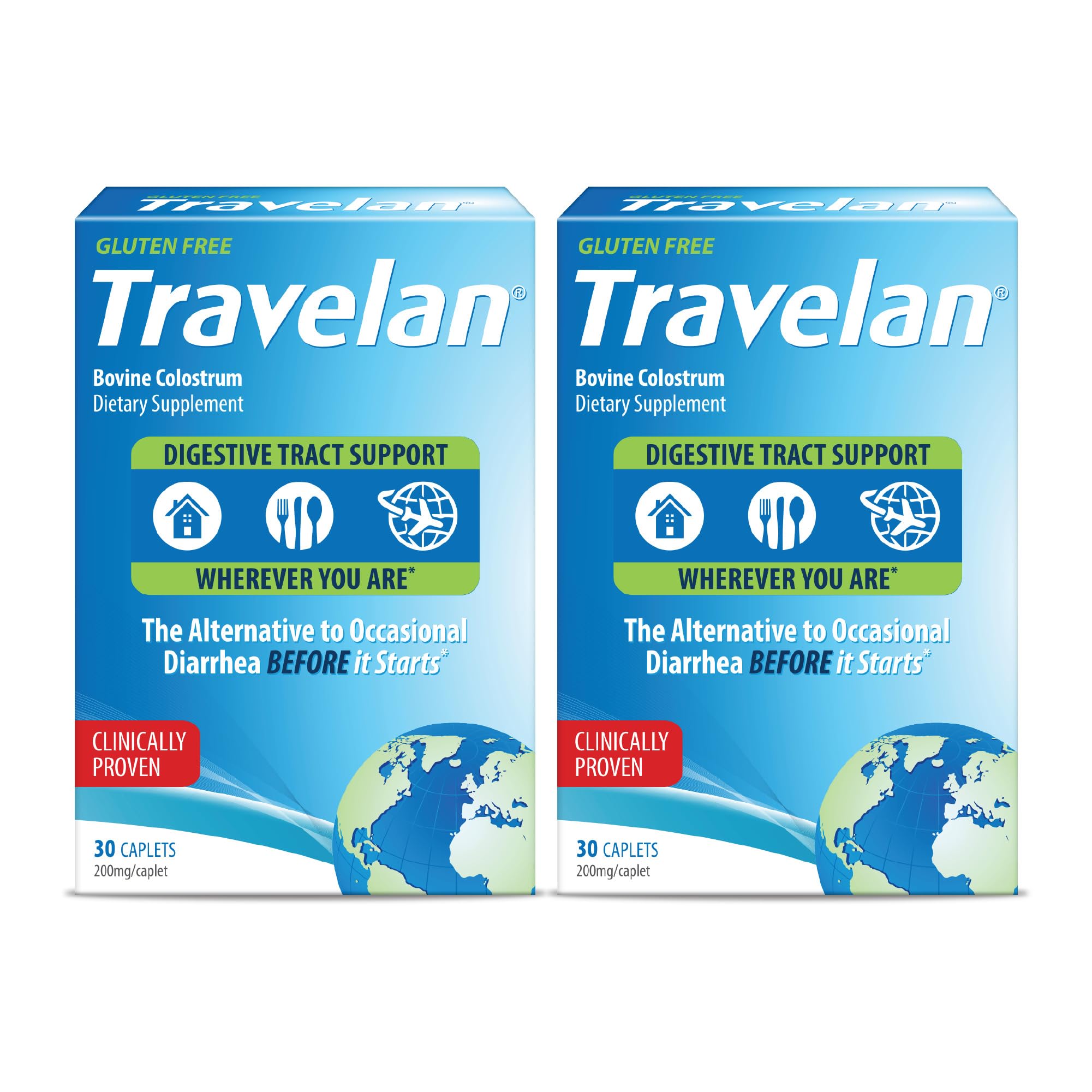Travelan pastillas anti-diarrea para prevenir diarrea viajera durante el viaje.