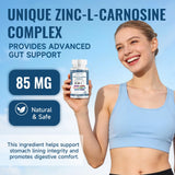 Trawecual Zinc L Carnosine Complex: envase de 100 cápsulas para consumo sostenido