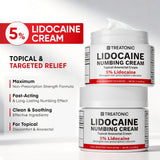 Aplicación suave de Tratonic lidocaína sobre la piel de forma cómoda.