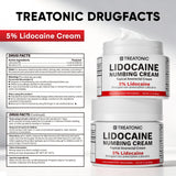 Tratonic crema lidocaína para áreas sensibles, uso externo recomendado.