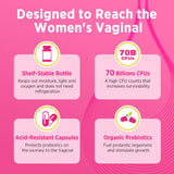 Trehealtt olor y flora vaginal: cápsula suave para cuidado diario.