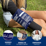 TrekProof bolsa de hielo flexible para cabeza, aplicación precisa y suave.