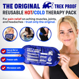 TrekProof conjunto de gel frío, diseño flexible y ajuste cómodo alrededor de articulaciones.
