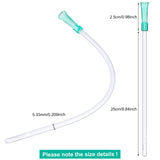 TrelaCo tubo enema PVC 14FR punta redondeada facilita el uso