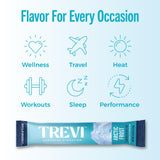 TREVI Arctic Frost, detalle de electrolitos clave para hidratación diaria.