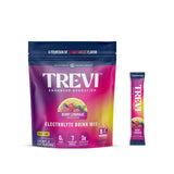 TREVI electrolitos sin azúcar, paquetes listos para hidratación diaria.