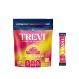 TREVI electrolitos sin azúcar, sobre frambuesa limon, ideal para hidratación diaria.