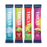 TREVI electrolitos en sobres, variedad para hidratar durante el día.