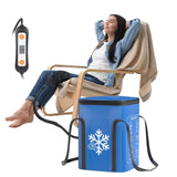 Trewf máquina de hielo para rodilla, vista general, diseño estable para sesiones cómodas.