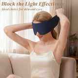 Tri-tra mascarilla para dormir cobertura total sin presión en ojos.