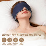 Tri-tra mascarilla para dormir ideal para viajes, ligera y portátil.