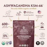 TRIBE ORGANICS Ashwagandha Polvo empaque 100g para mezclar