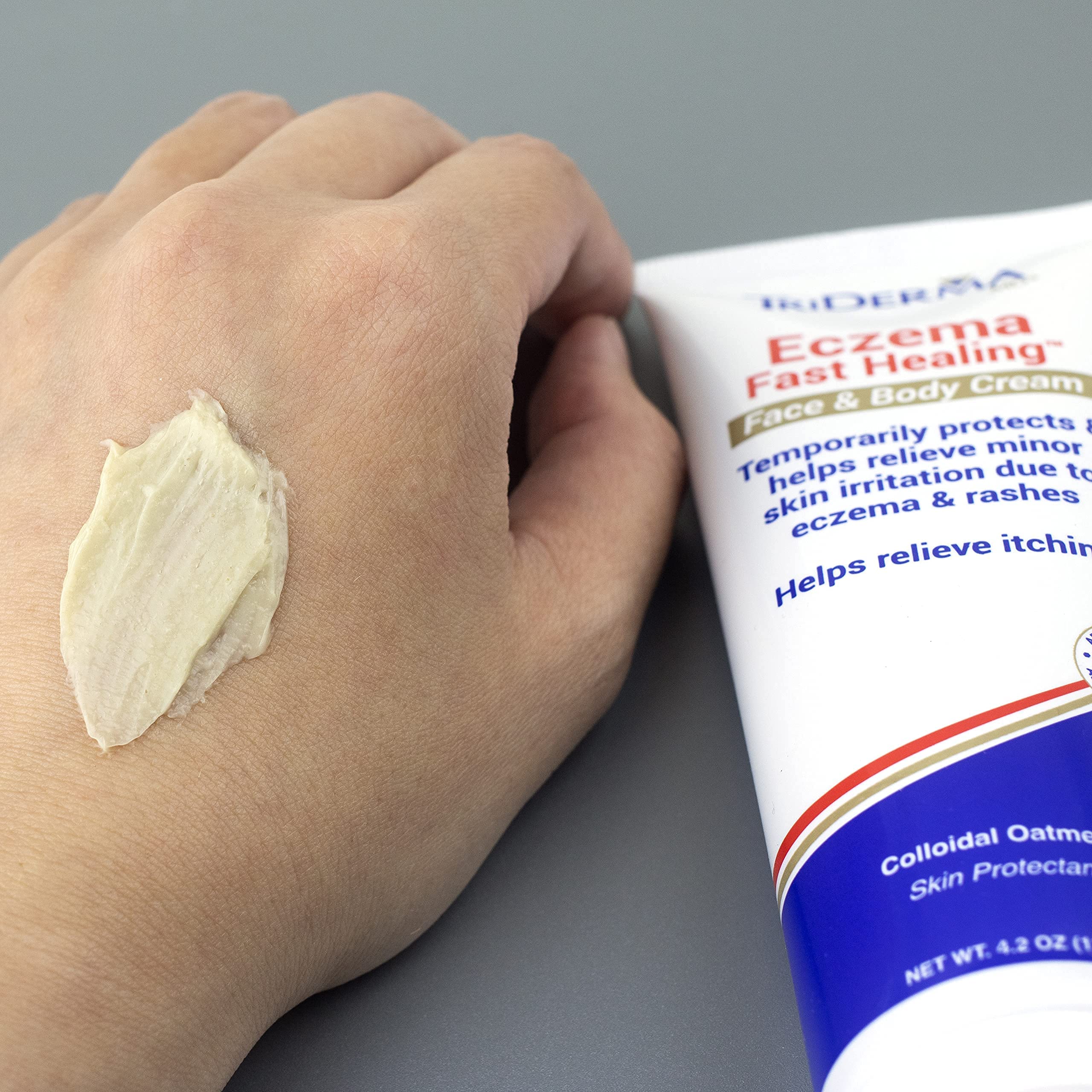 TriDerma crema para dermatitis atópica probado dermatológicamente para piel sensible