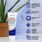 TriDerma crema para dermatitis atópica avena coloidal para crema calmante de piel irritada