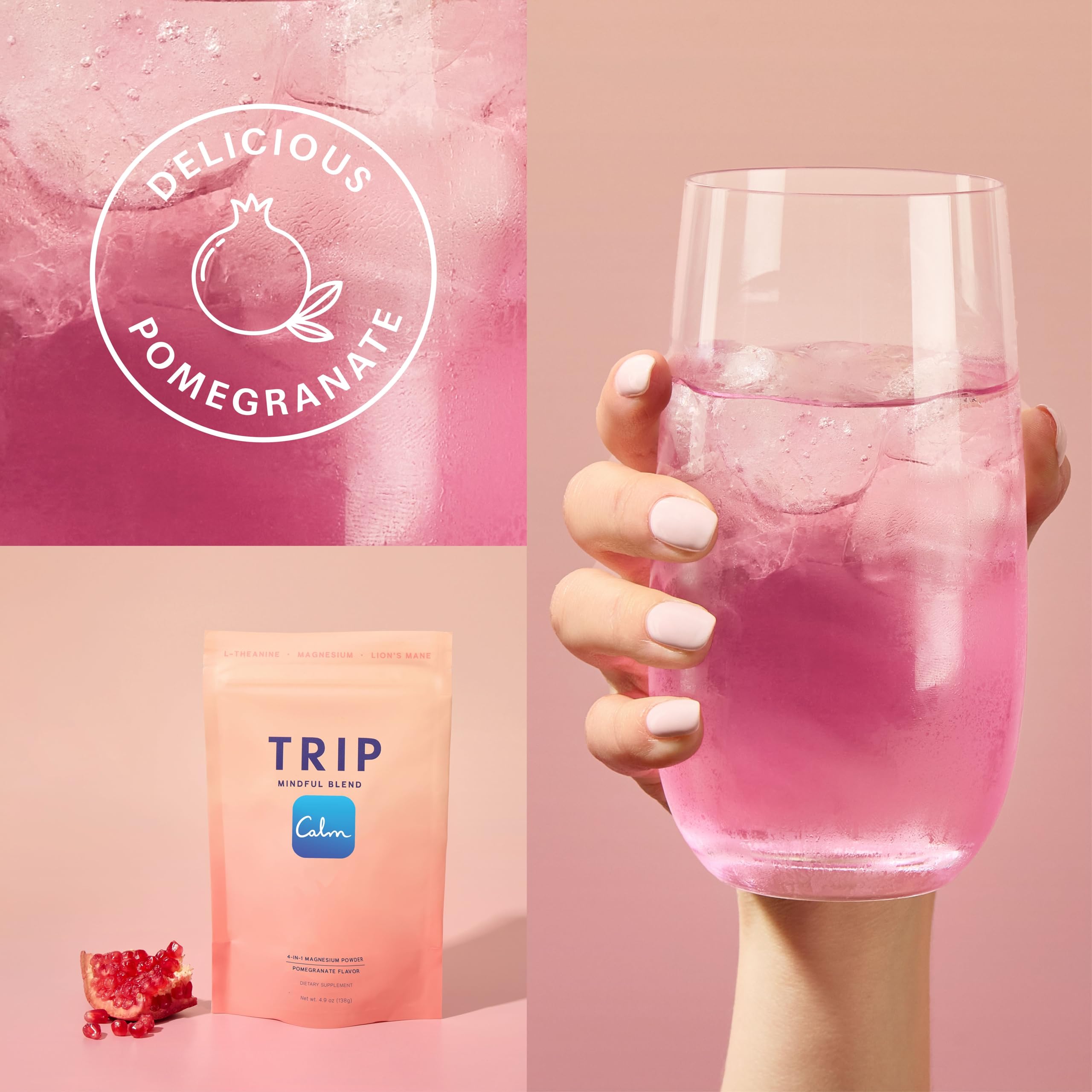 TRIP Magnesio glicinato sin azúcar añadida, opción vegana para tu estilo de vida.