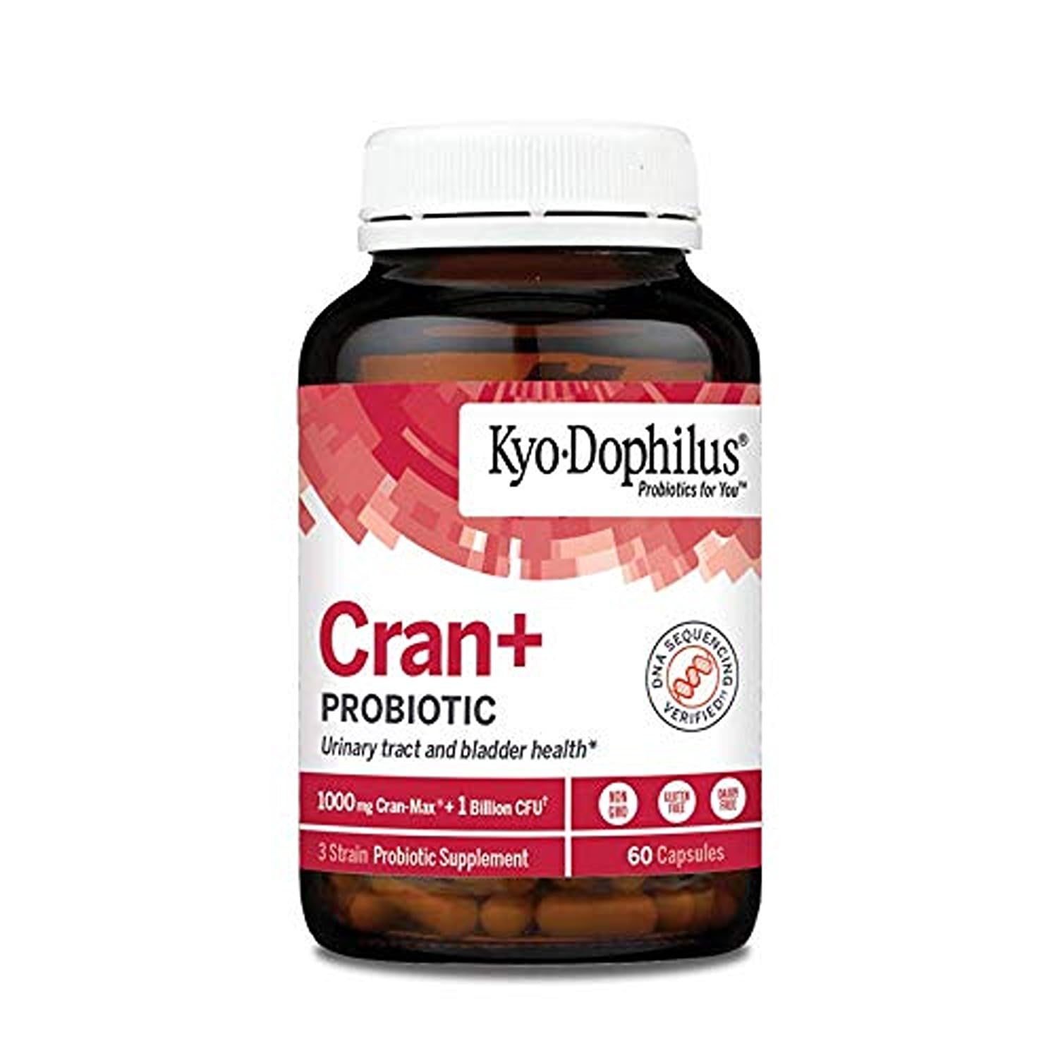 Trío de bacterias amigables de Kyolic para salud intestinal.