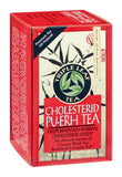 Triple Leaf Tea colesterol, empaque elegante para un momento de relajación.