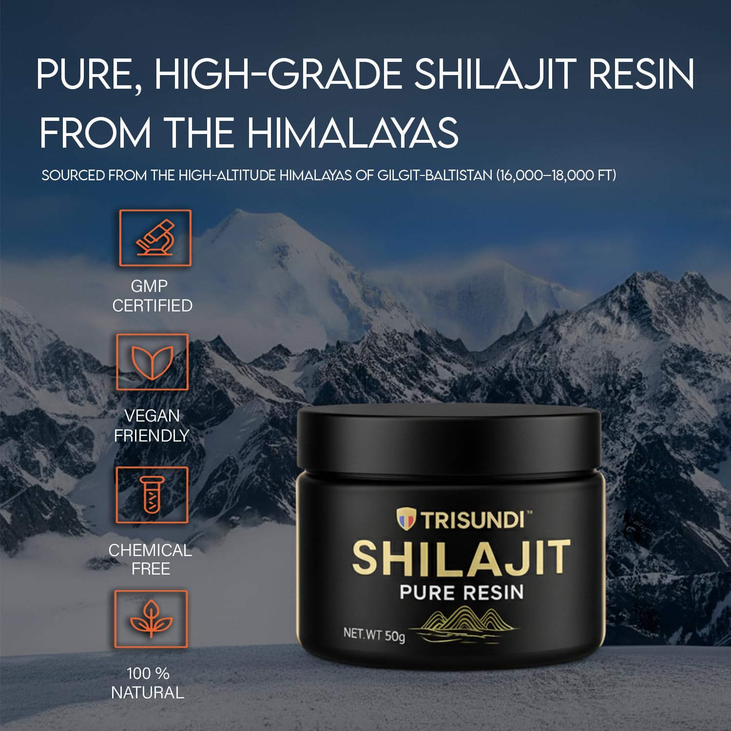 Ritual diario con Trisundi Shilajit Himalaya para enfoque sostenido.