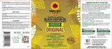 Envase PET del aceite ricino negro jamaicano, diseño sostenible.